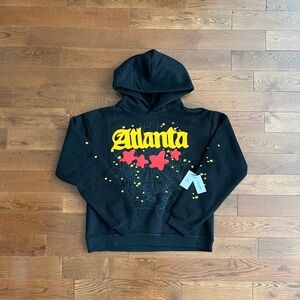 Sp5der Atlanta Hoodie - Black (BRAND NEW, Medium)